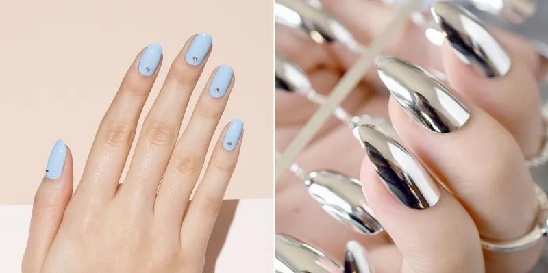 alt Nhiều mẫu nail đơn giản, họa tiết nhẹ nhàng