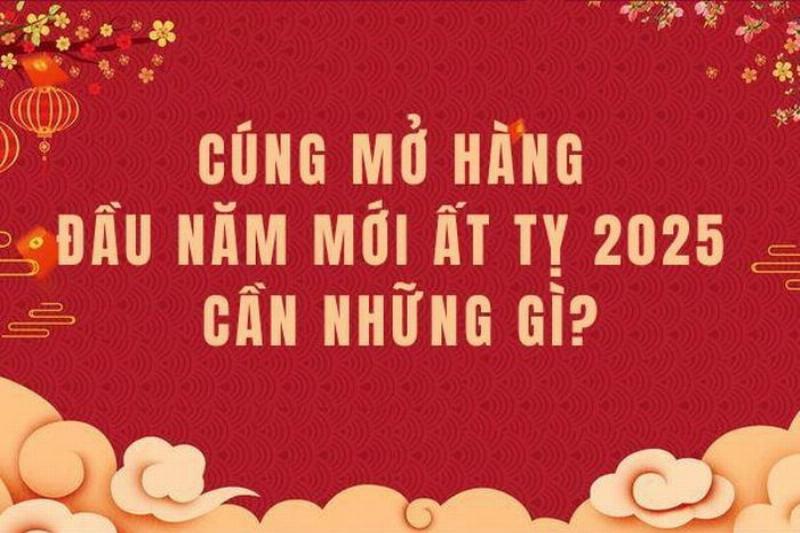 Chuẩn Bị Mở Hàng Đầu Năm