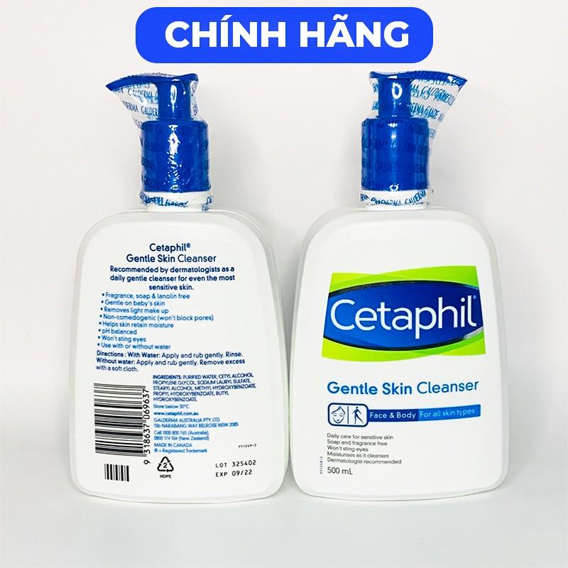 Công thức sữa rửa mặt Cetaphil 500ml