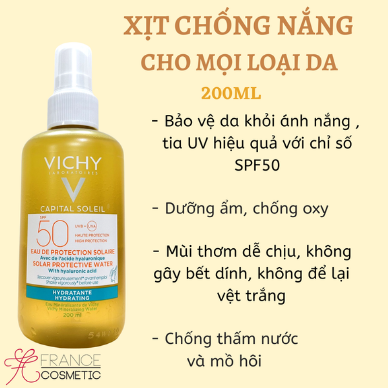 Kem chống nắng Vichy dạng xịt