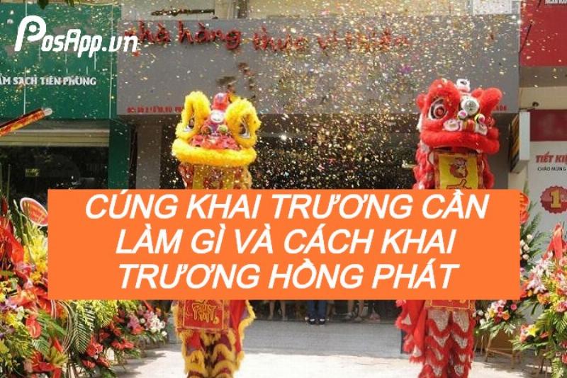 Mẹo nhỏ khai trương hồng phát