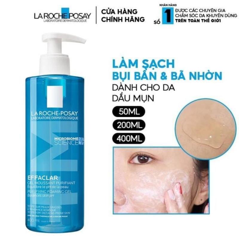 Sữa rửa mặt La Roche Posay Effaclar cho da dầu mụn