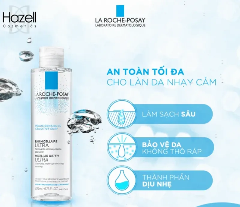 Chọn tẩy trang La Roche Posay phù hợp