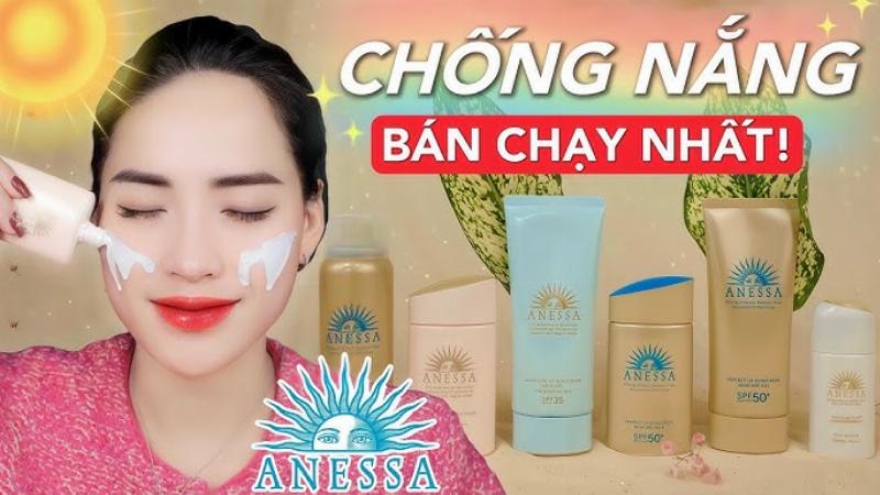 Kem chống nắng Anessa da dầu áp dụng