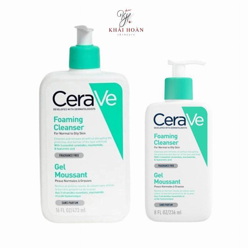 Chọn sữa rửa mặt CeraVe phù hợp cho da nhạy cảm