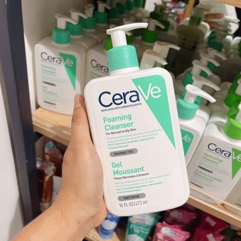 Sữa rửa mặt CeraVe cho da dầu mụn