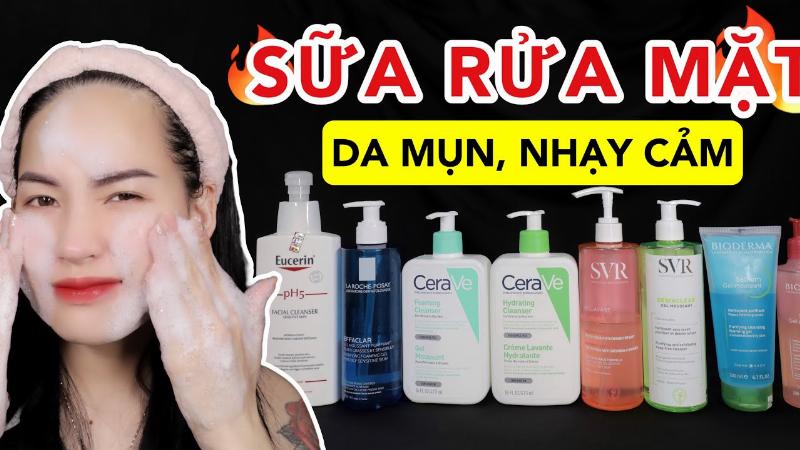 Sữa rửa mặt CeraVe cho da nhạy cảm - Review chi tiết