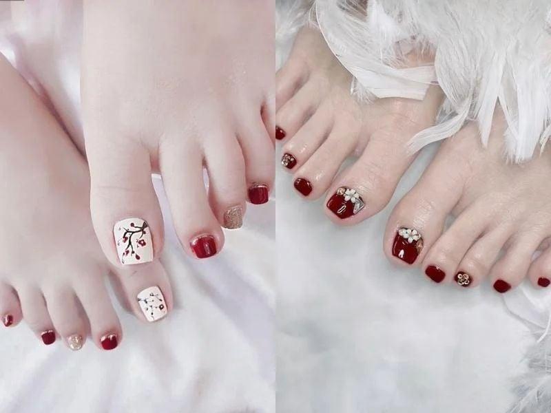 Mau mong chan dep cho da ngam voi tone nude sang trong va tinh te