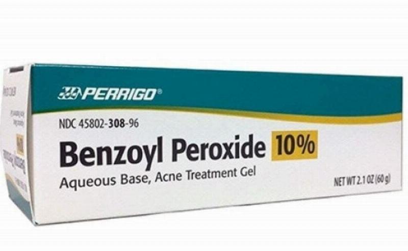 Thuốc trị mụn chứa Benzoyl Peroxide hiệu quả